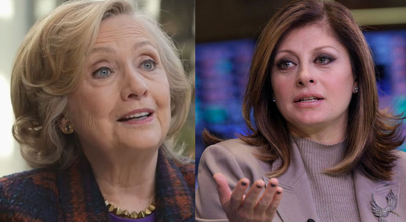 Maria Bartiromo Tells Trump to Sue Hillary Clinton ‘for Everything’