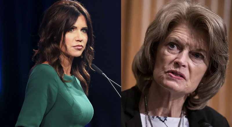 Kristi Noem Deals Blow to Murkowski, Endorses Primary Challenger Kelly Tshibaka for US Senate