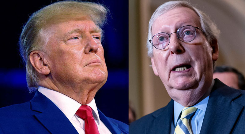 Trump Slams McConnell for Spending Millions to Help ‘Horrendously Bad ...