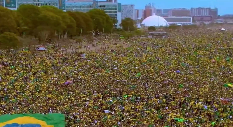 Streets of ‘Every City’ in Brazil Flooded with Citizens Protesting Election Fraud