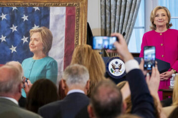 Hillary Clinton’s New State Department Portrait Triggers Backlash: ‘You Should Be in Jail’