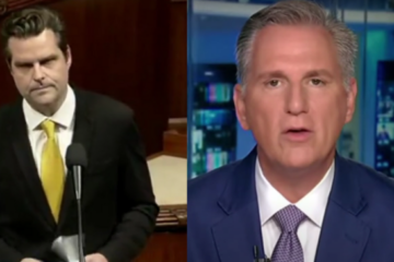 Matt Gaetz Officially Files Motion To Remove Kevin McCarthy As Speaker Of The House