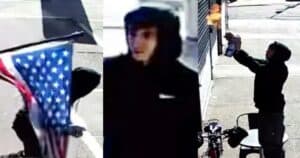 Bungling Leftist Humiliated after Botched Attempt to Burn American & Israeli Flags