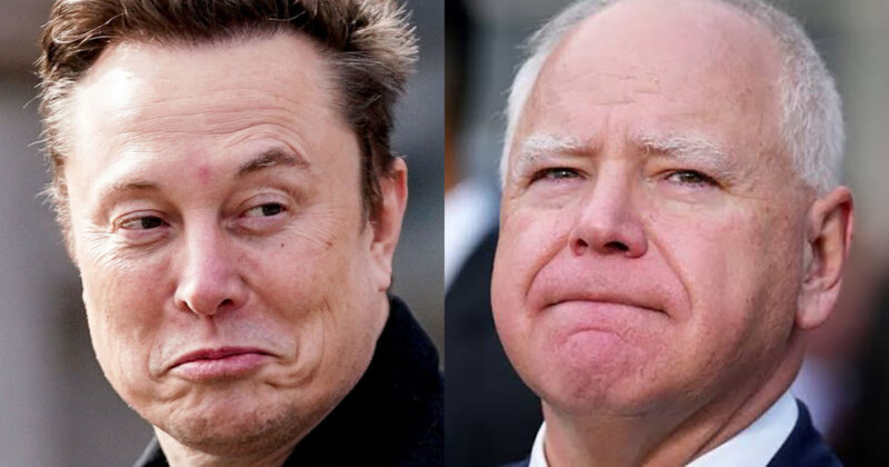 Tim Walz Urges Supporters to ‘Demonize’ Elon Musk & Other Trump Allies