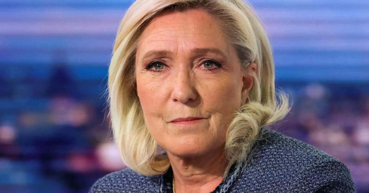 Marine Le Pen Responds to Court Banning Her from Running for President: 'Millions of French People Have Been Silenced' - Slay News