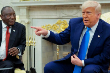 Trump Slams ‘Fake News’ NBC Reporter for Bringing Up Qatar Jet amid Tense Confrontation with South African President: ‘You’re a Disgrace’