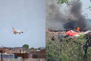 Video Shows Packed London-Bound Air India Jet Crashing into Residential Area