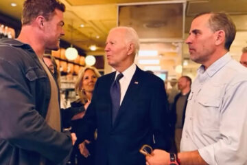 Biden Gets Hero’s Welcome from Liberal Hollywood After Crashing Set of ‘Reacher’