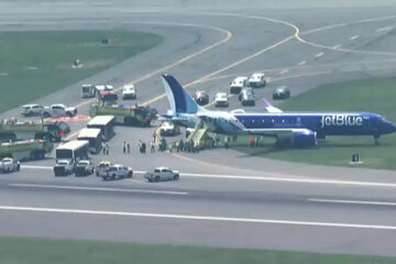 Packed JetBlue Passenger Plane Skids Off Runway at Boston’s Logan Airport