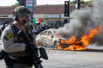 Trump Deploys National Guard Troops in Los Angeles as Anti-ICE Riots Escalate