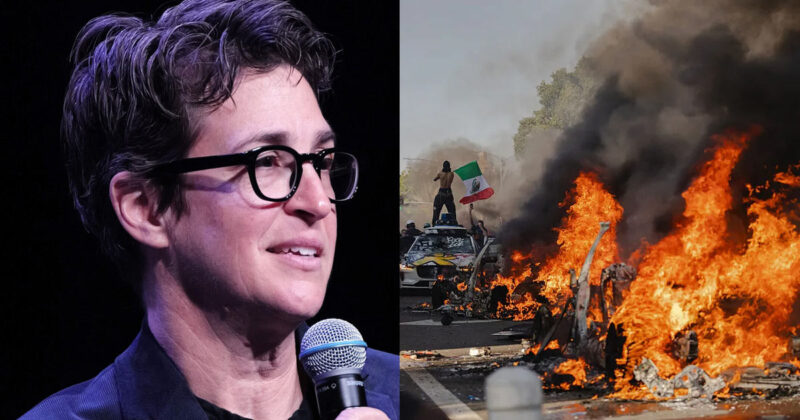 Rachel Maddow: LA Rioters Promote ‘Joyful & Sustainable Opposition’ to Trump