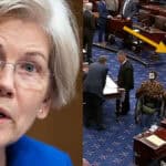 Video Shows Democrat Elizabeth Warren Suffering Nasty Fall on Senate Floor