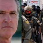 Democrats Melt Down as Border Patrol Agents Show Up at Gavin Newsom Presser